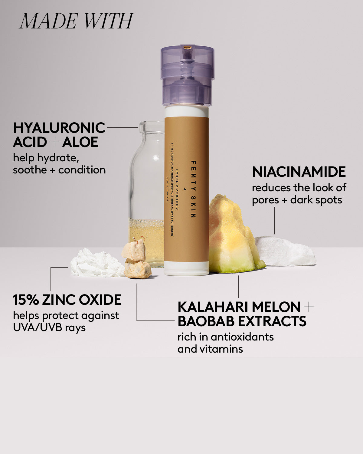 Hydra Vizor Huez Tinted Moisturizer Broad Spectrum Mineral SPF 30 Sunscreen Refill ?? 2 - Image 6