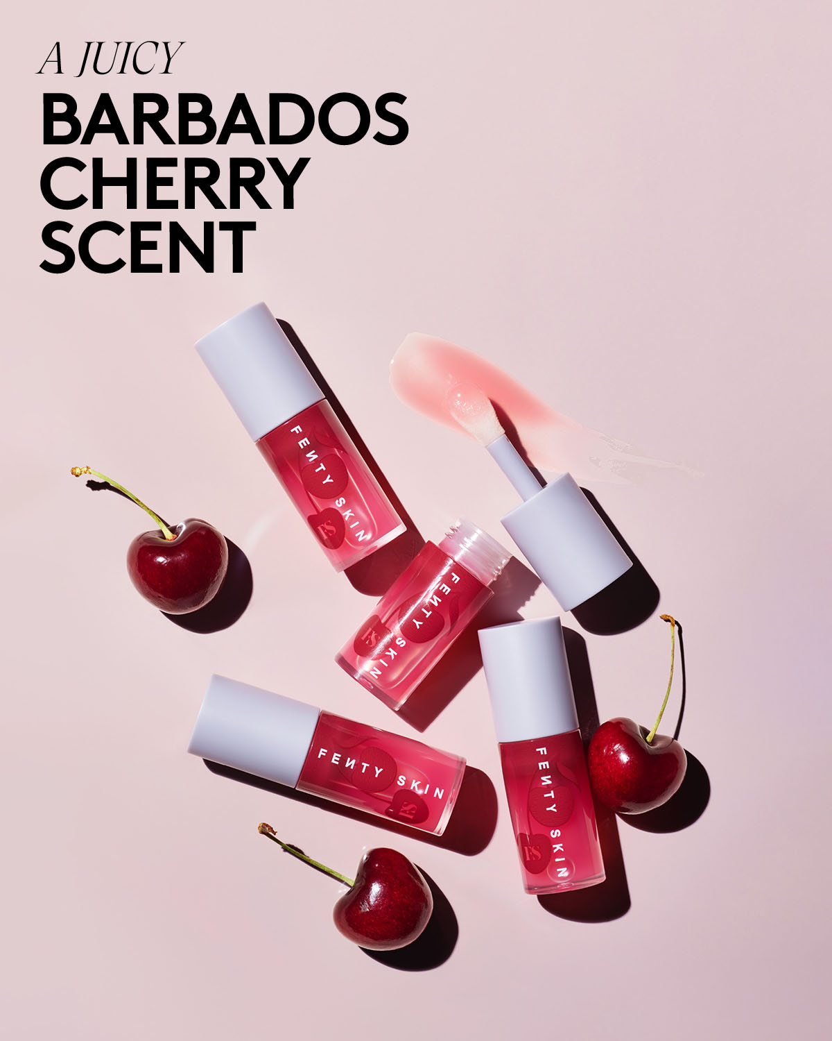 Fenty Treatz Hydrating + Strengthening Lip Oil ?? Barbados Cherry - Image 6