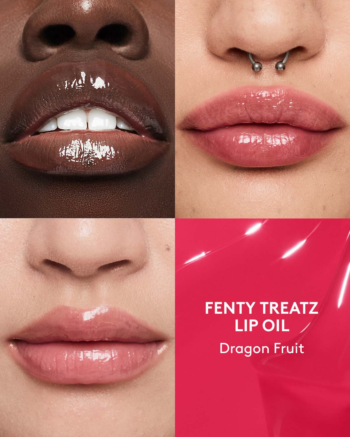 Fenty Treatz Hydrating + Strengthening Lip Oil ?? Dragon Fruit - Image 2
